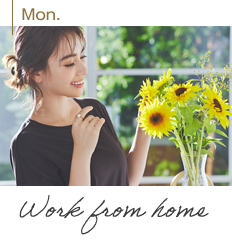 Mon. Work from home