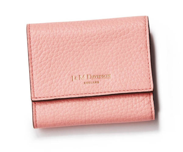 J＆M デヴィッドソン×ピンクのミニ財布