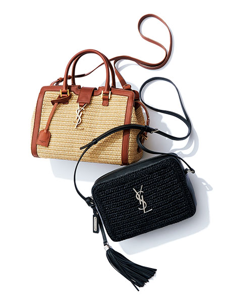 シンプルでおしゃれ YSL サンローラン バッグ ラフィア | ccfl.ie