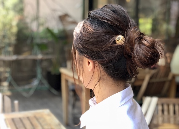 ボブ セミロング ロングヘアのかわいいまとめ髪 簡単なアレンジや前髪のセットの仕方 おすすめワックスまで Oggi Jp