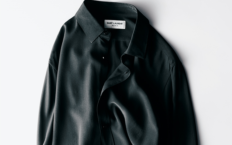 SAINT LAURENT シルクシャツ | labiela.com