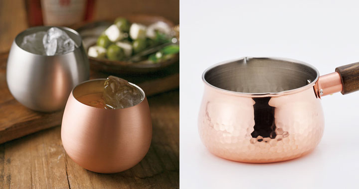 銅素材　鍋／フライパン