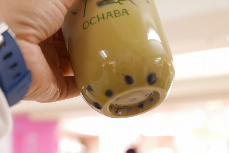 OCHABA　緑茶ロイヤルミルクティー　タピオカ