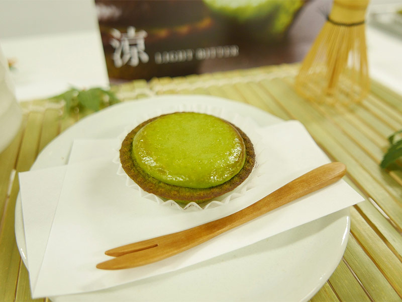 BAKE CHEESE TART（ベイクチーズタルト）「焼きたて抹茶チーズタルト『涼』」