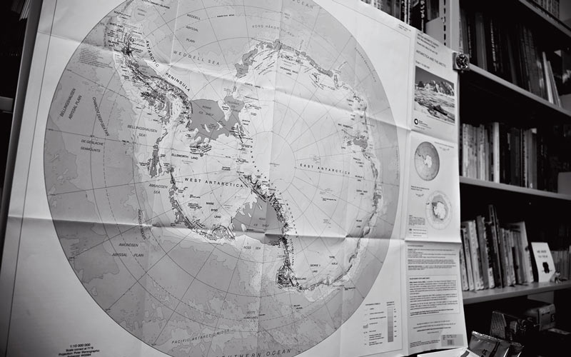 南極地図