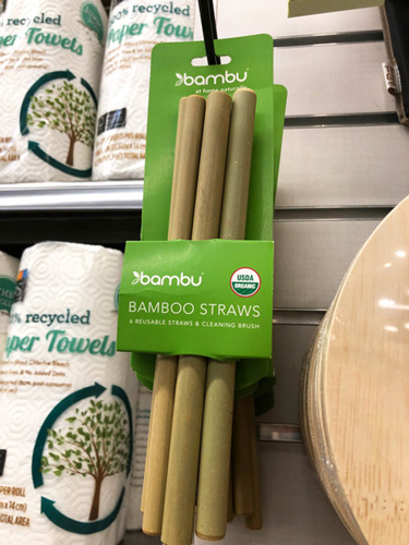 竹製のストロー