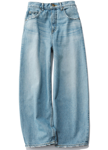 【2】【BLACK BY MOUSSY｜ブラックバイマウジー】Puna High-rise boys tapered Light blue