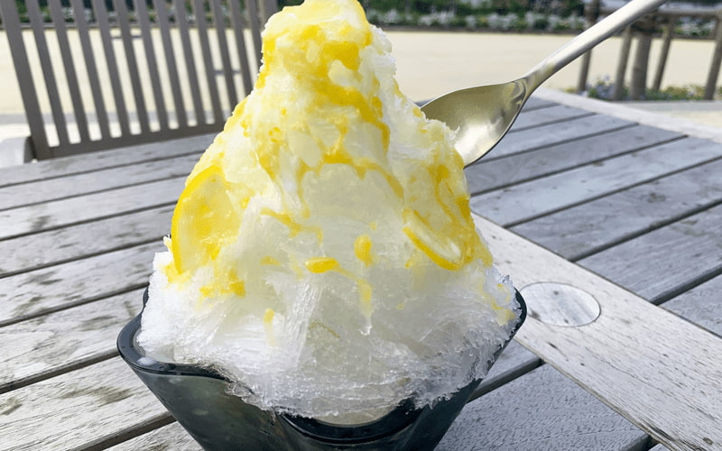 かき氷・レモンヨーグルト