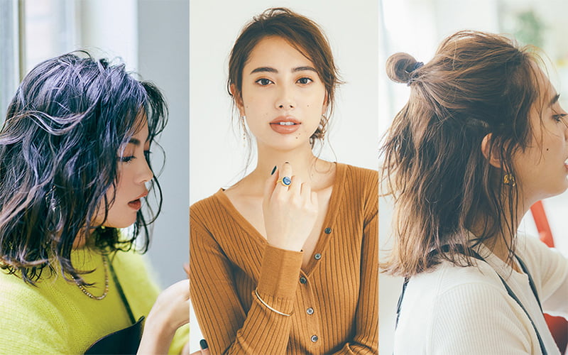 前髪なしボブのヘアスタイル アレンジ特集 ショート ミディアムやストレートも Oggi Jp Oggi Jp