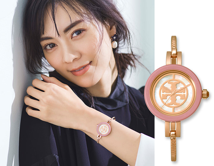 トリーバーチ TORY BURCH ローズゴールド 時計 ジュエリーウォッチ-