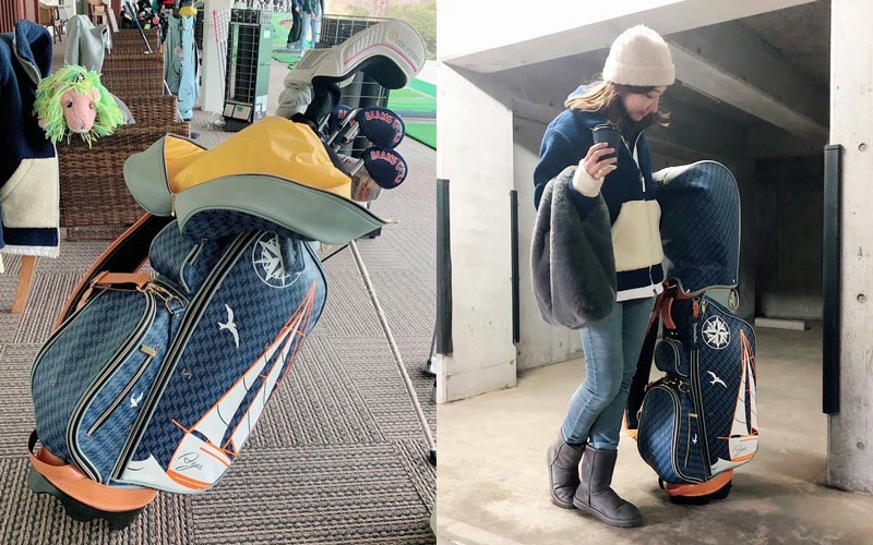 世界にひとつだけのキャディバッグを！【レザレクション】ペイントオーダーがかわいすぎる♡【Oggi GOLF部】 | Oggi.jp