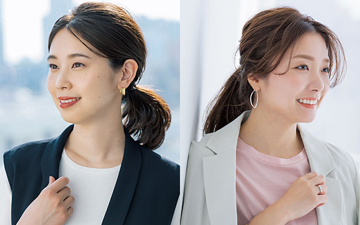 センター分けヘアアレンジおすすめ8選 長さ別に楽しめる 見逃せない