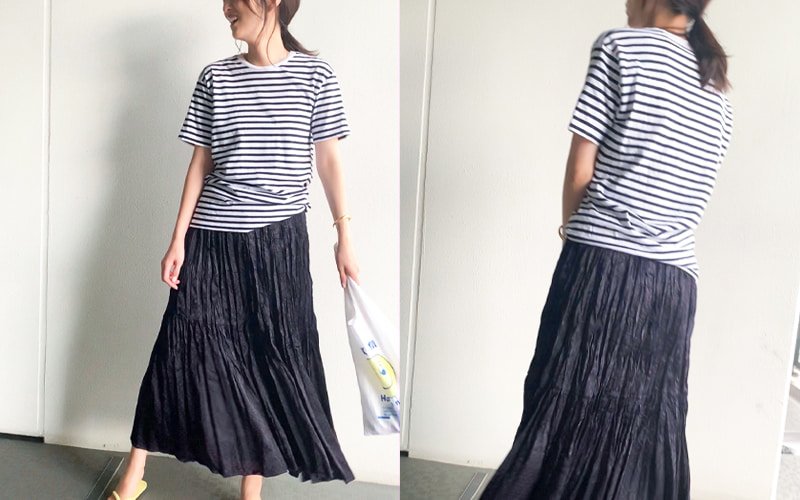 ユニクロ イネス 今買って秋まで着回しできる優秀スカート スタイリスト城長さくら発 Oggi Jp