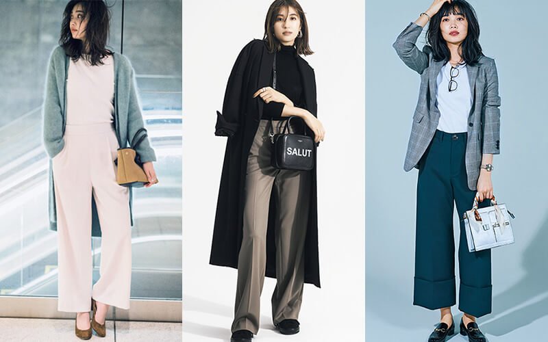 ワイドパンツにはどんなアウターが正解 ダサ見えしない好バランスな着こなし Oggi Jp