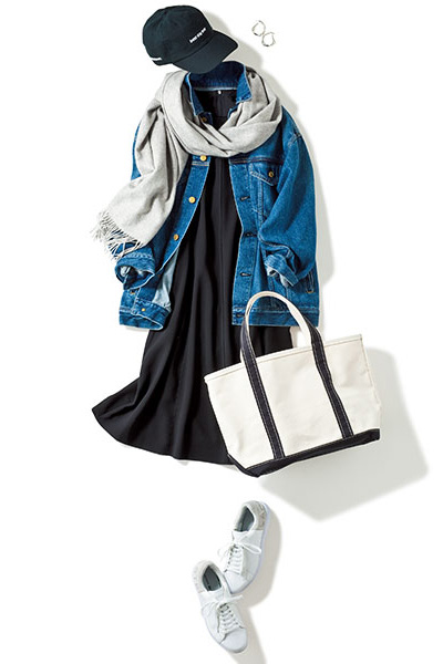 ワンピース着こなしおすすめ30選 スタイルアップの秘訣を伝授 細見えする上着の合わせ方も Oggi Jp Oggi Jp