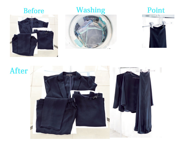 洗濯機で正しく美しく スーツの洗い方 自宅でケアできるウォッシャブルスーツ Oggi Jp Oggi Jp