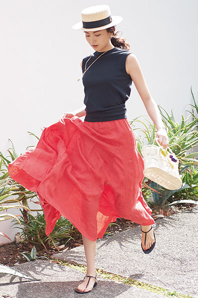 夏ファッション28選 代 30代のフォーカスすべきポイントがわかるレディースコーデ集 Oggi Jp Oggi Jp