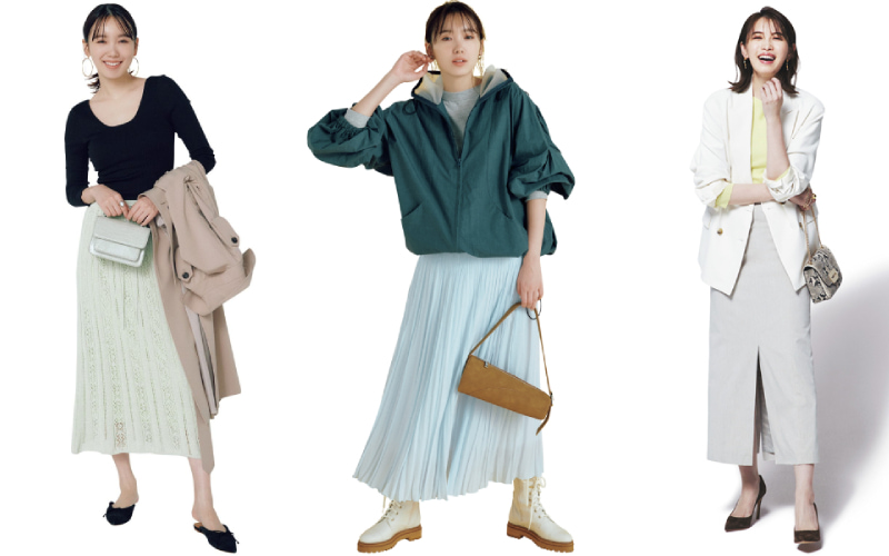 シルエット別 スカートコーデ22選 タイト ロング プリーツ フレアの映える着こなし術 Oggi Jp Oggi Jp