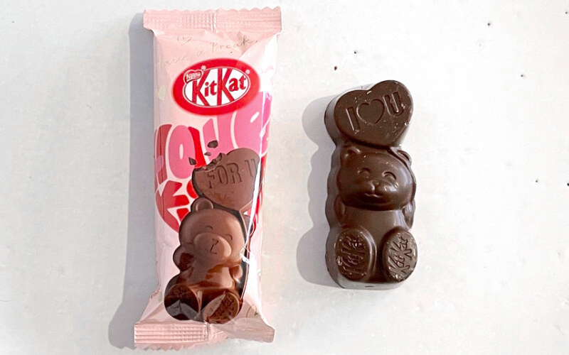 日本限定】クマのチョコレートに胸キュン♡「キットカット ハートフル