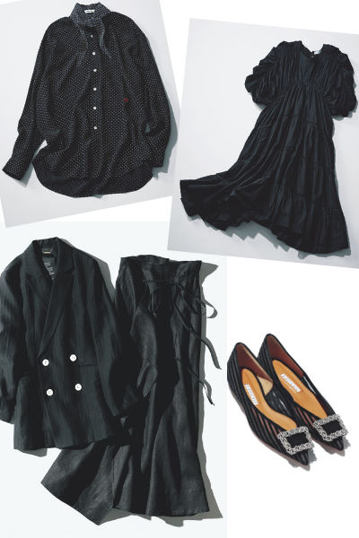 華やかに見せたい日こそ「黒い服」！ きれいめ派がマネすべき着こなし