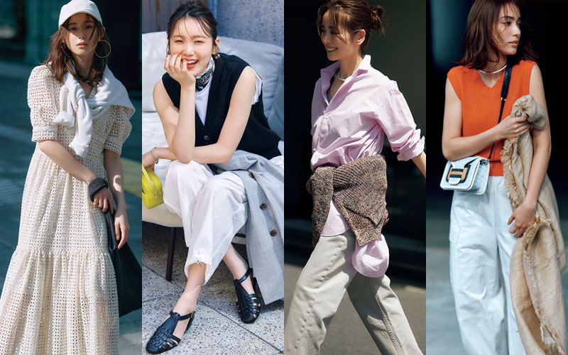 8月のファッションコーデおすすめ37選 軽やかにきちんと見えする夏のレディースの服装特集 Oggi Jp