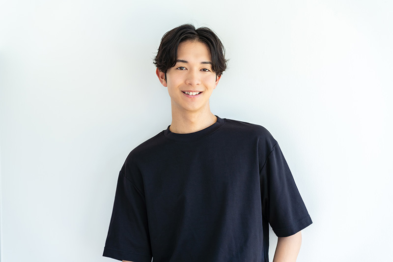 若い男性のポートレート