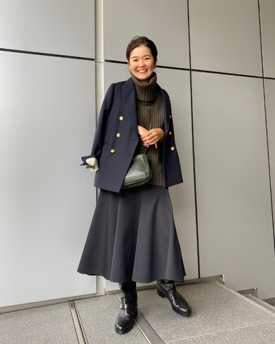 ノースリーブニットを大人っぽく着るコツは？ Demi-Luxe BEAMSプレス・目黒越子さんの休日コーデSNAP | Oggi.jp
