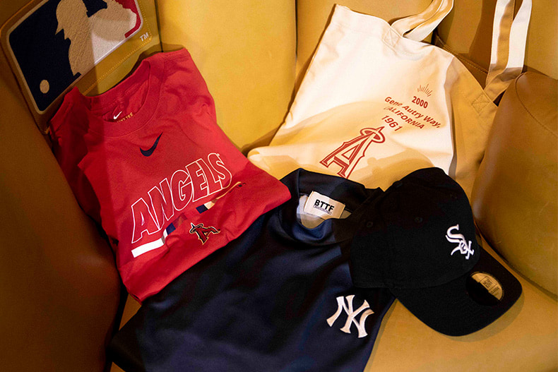 MLB×Oggiイベントのお土産、Tシャツ、キャップ、トートバッグ