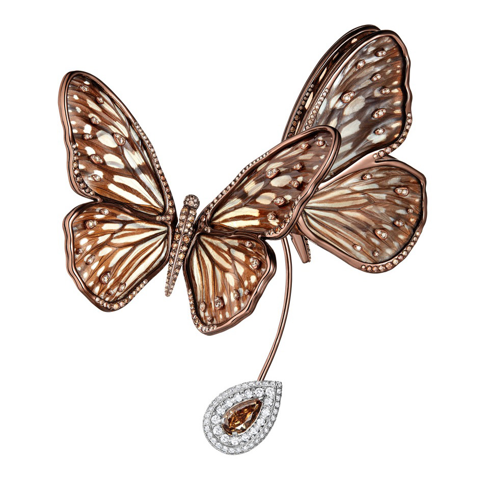 PAPILLON-EARRINGS-IN-NATURAL-BUTTERFLY-WINGS-WITH-DIAMONDS-IN-TITANIUM