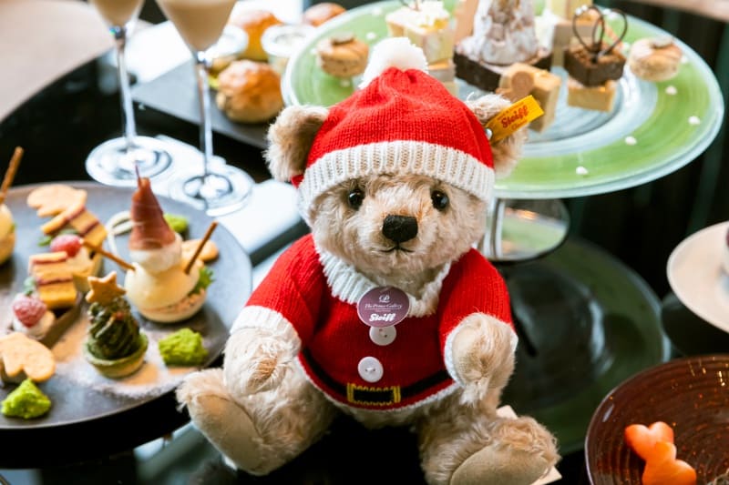 「Jolly Christmas アフタヌーンティー ～with Teddy Bear～」のシュタイフ