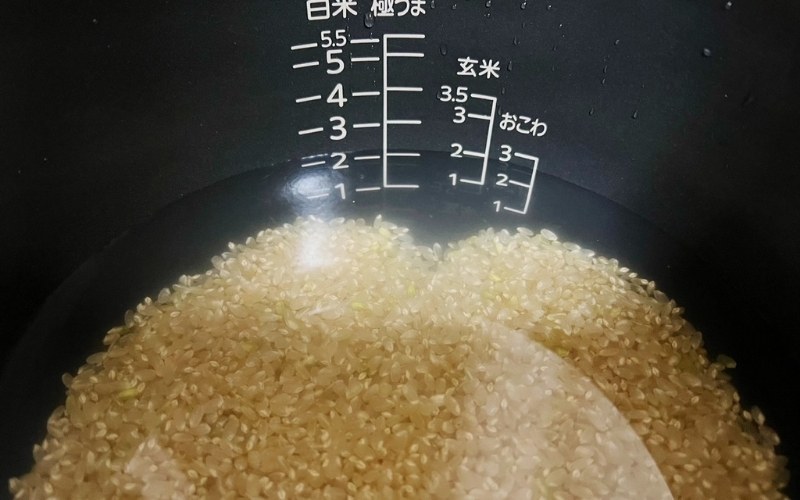玄米を炊く