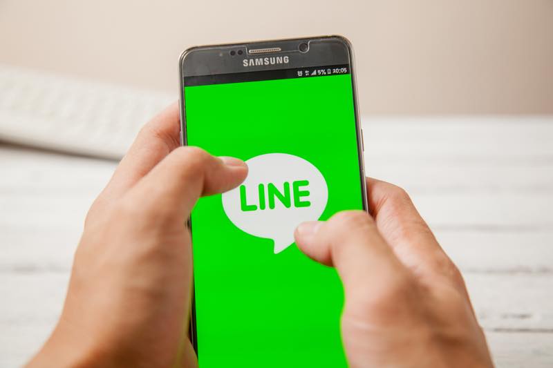 LINEアプリの画面