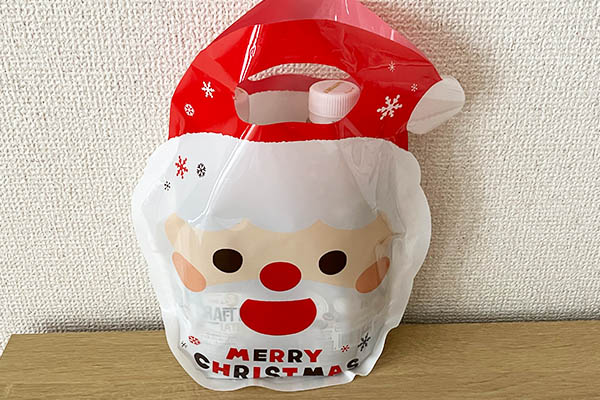 サンタのクリスマスラッピング袋