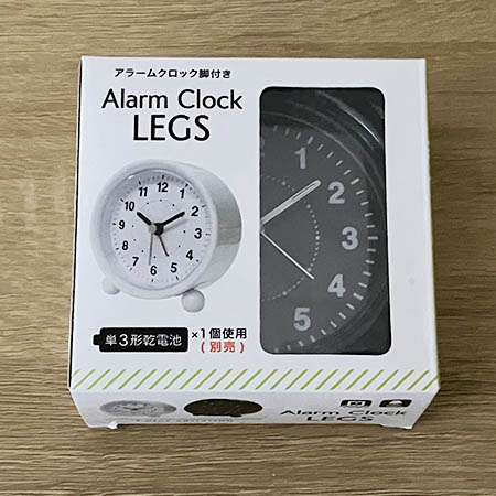 キャンドゥの「Alarm Clock LEGS」