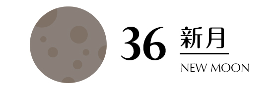 36／新月／NEW MOON