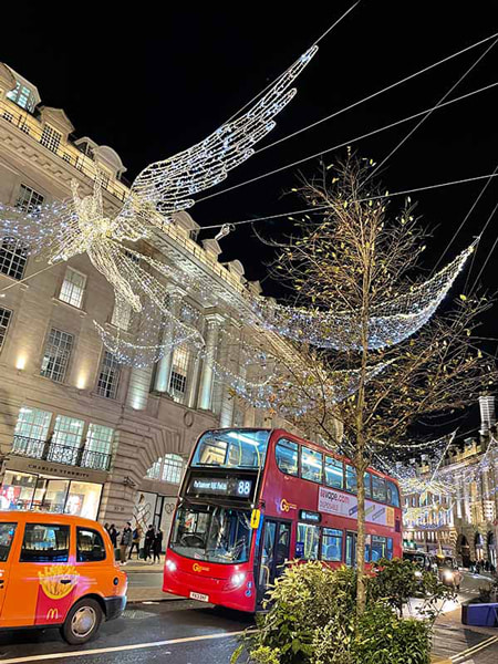 イギリス・ロンドンのクリスマスの様子