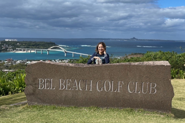 ベルビーチゴルフクラブからの景色