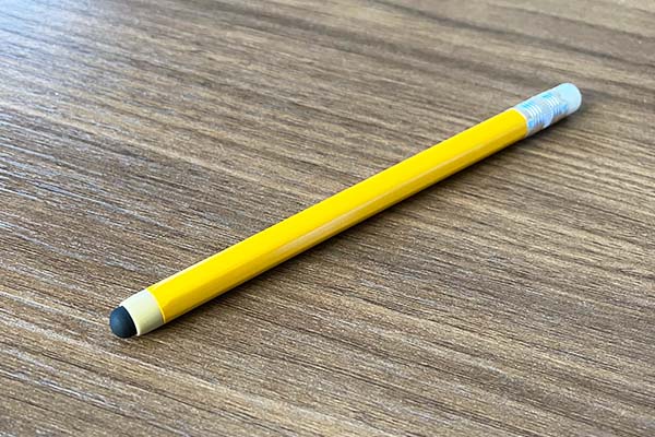 「鉛筆型タッチペン オレンジ」