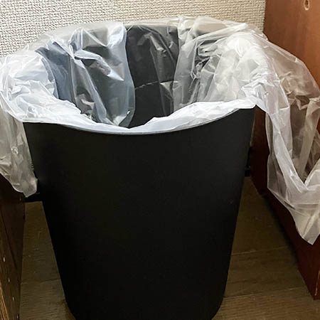 「リサイクル樹脂で作ったECOなゴミ箱 11.5L」
