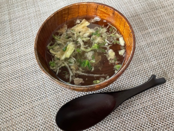無印良品の食べるスープ 牛肉と葱のテールスープ