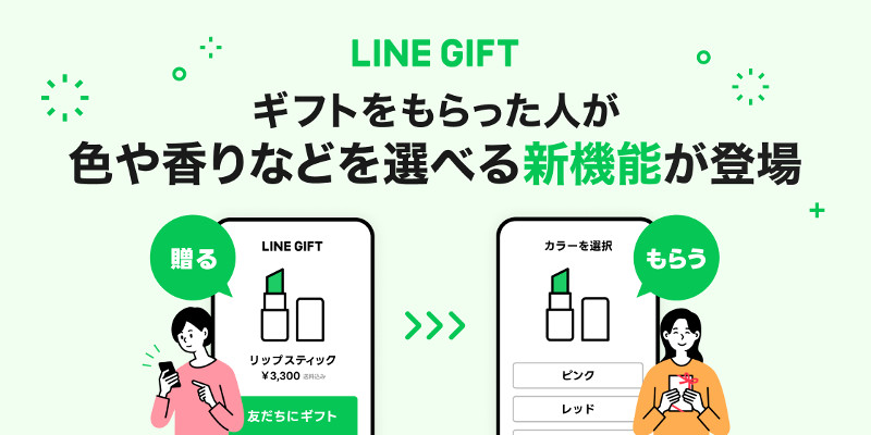 LINEギフト新機能追加