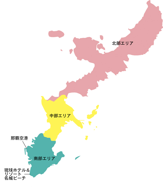 沖縄エリア別地図