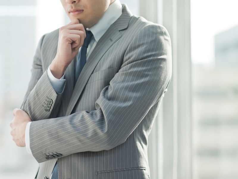 よく考える男性