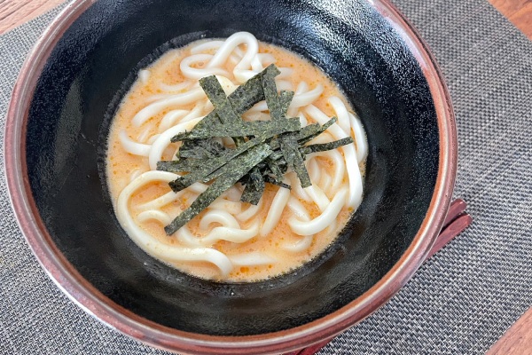 麺にかける 明太クリームスープ