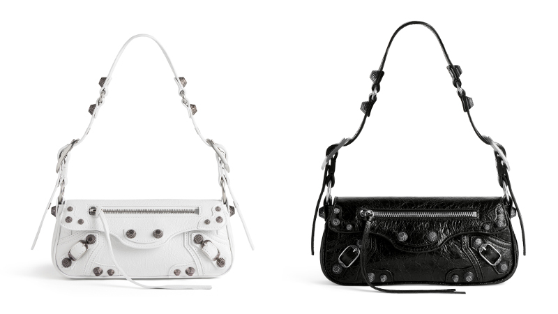 Le Cagole Sling Bag XSホワイト、ブラック