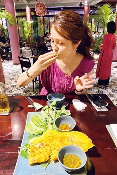 ベトナム料理と神谷成美さん