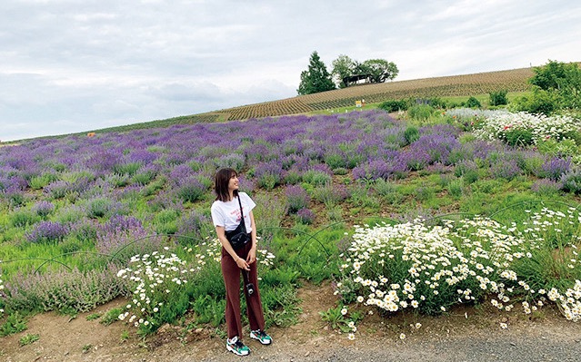 北海道での有末麻祐子さん