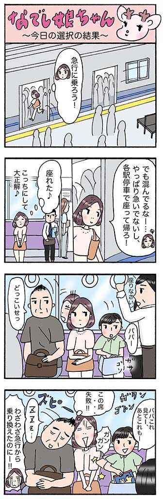 OLあるある漫画「今日の選択の結果」