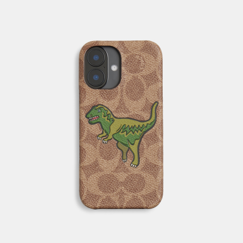 Signature Rexy Leather Wrap Phone Case 16