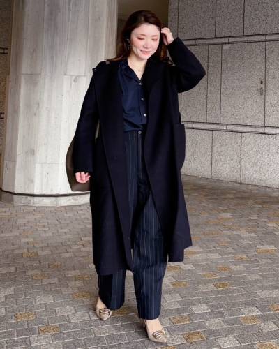 155cmOL・大枝千鶴の【12月の通勤コーデ】新作ニットやジレが 